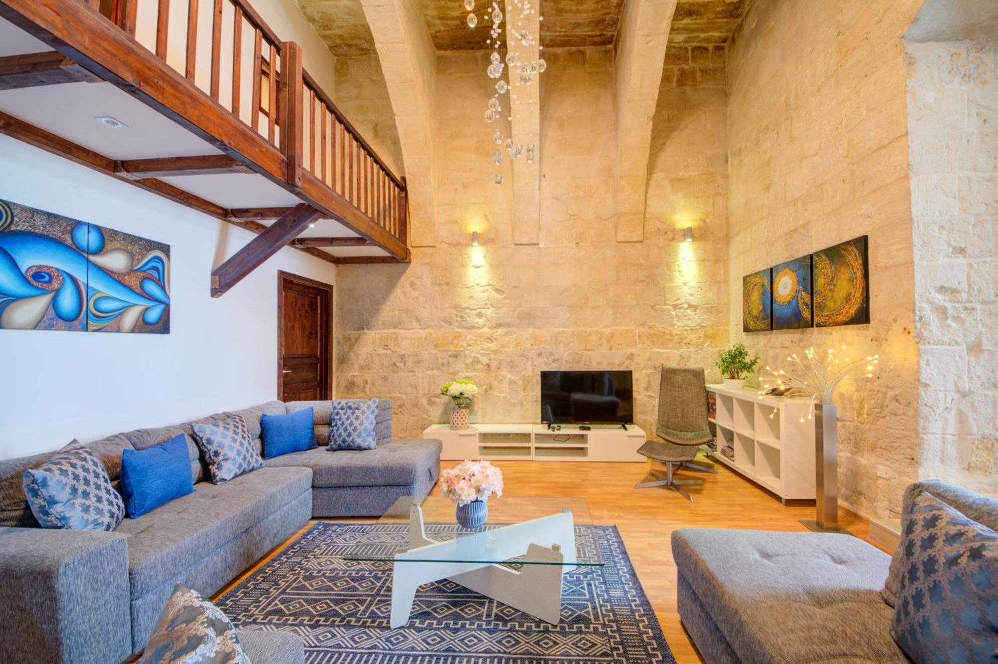 Valletta Waterfront Villa With Pool And Jacuzzi Eksteriør bilde
